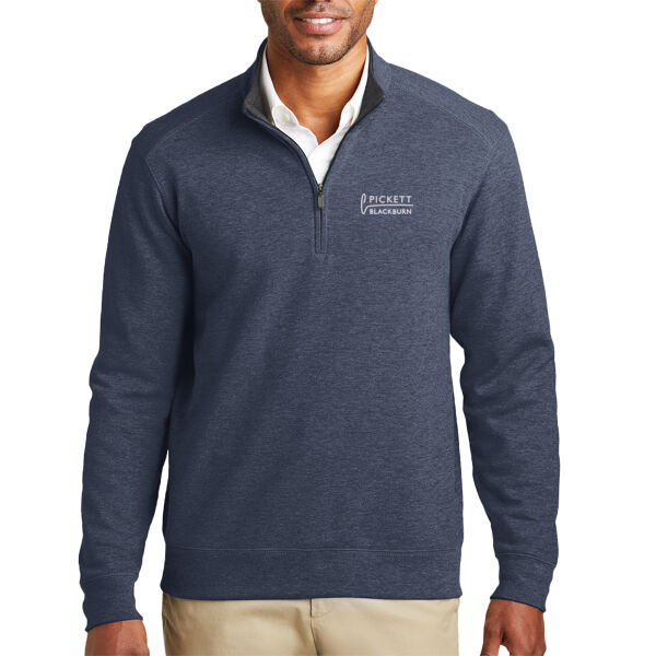 Embroidered Pickett Blackburn - Interlock 1/4 Zip Thumbnail