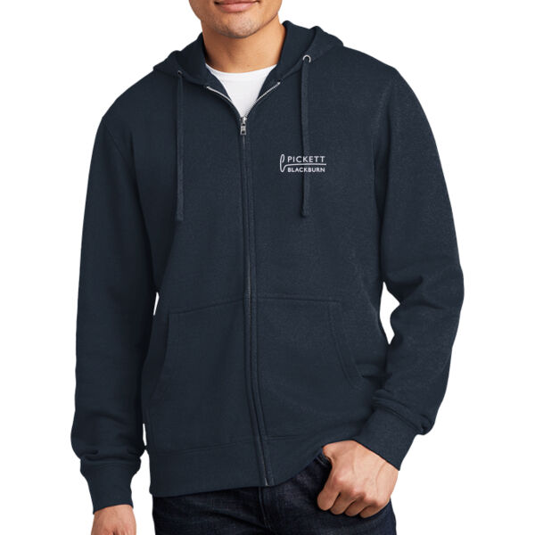 Embroidered Pickett Blackburn - Fleece Full Zip Hoodie Thumbnail