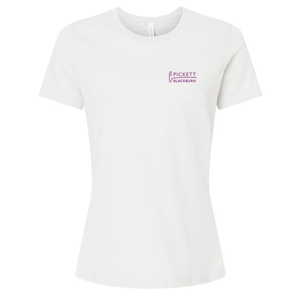 Printed Pickett Blackburn - Women’s Relaxed Fit Heather CVC Tee Thumbnail